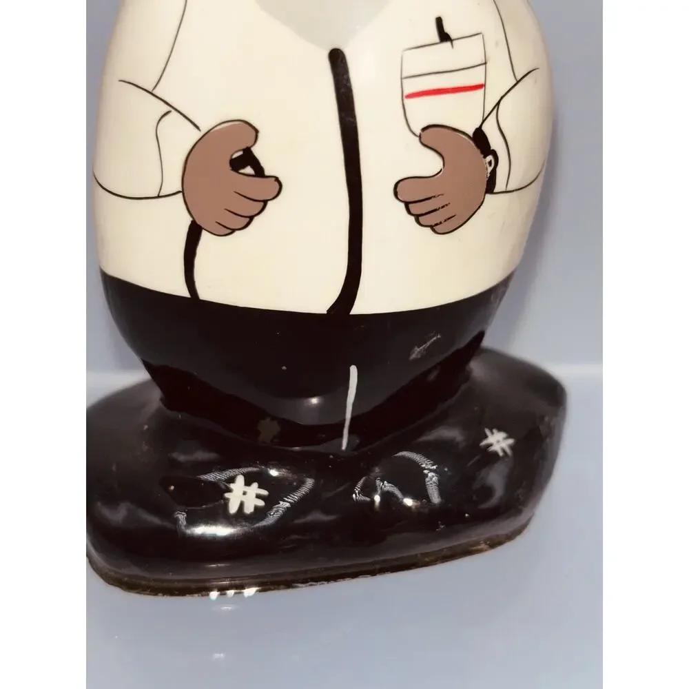 Vtg Rock Heads Doctor Figurine Paperweight Hand-painted Signed MB Fenrada/94